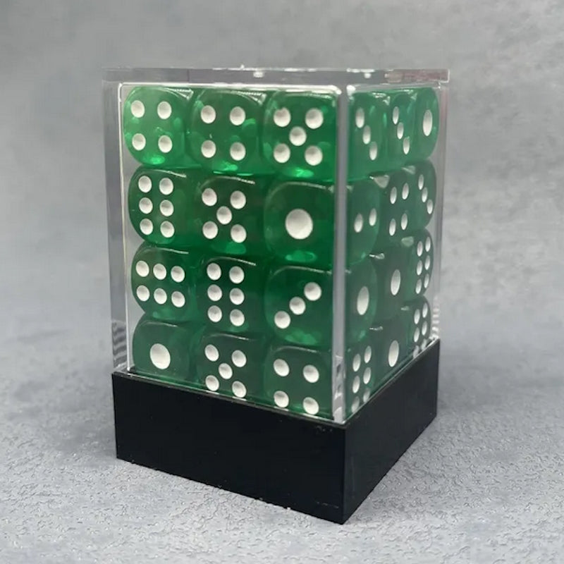 Boîte de 36 Dés 6 (D6) - Clairs