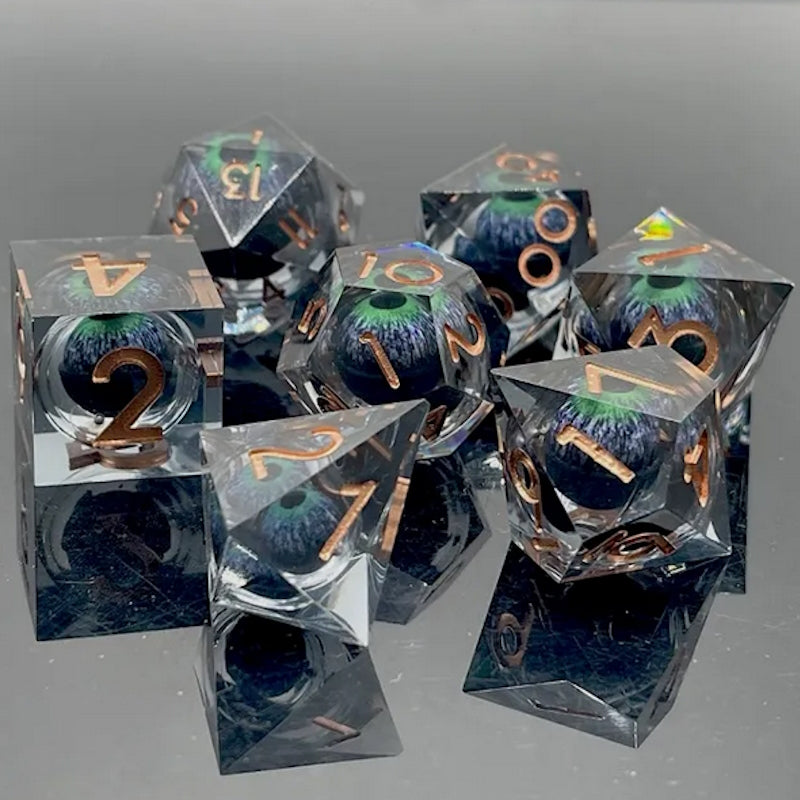 Set de 7 Dés - Oeil de Dragon