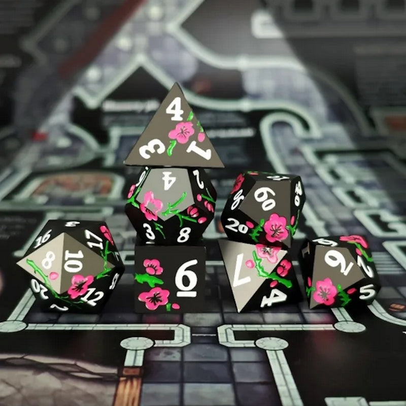 Set de 7 Dés - Sakura