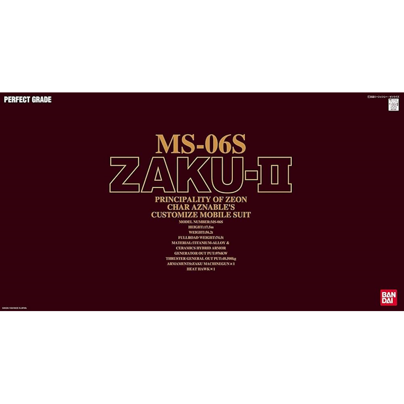Zaku-II (Char version) - Perfect Grade
