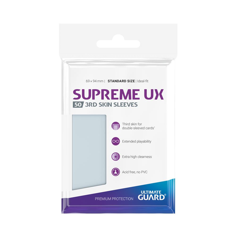 Paquet de 50 Supreme UX 3rd Skin Sleeves - Ultimate Guard