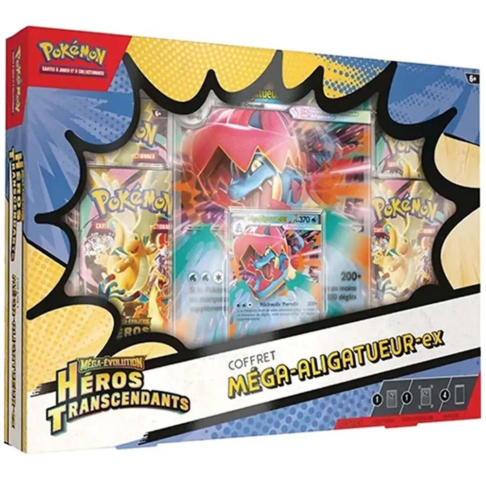 Coffret Mega-Aligatueur EX - Héros Transcendants - Pokémon
