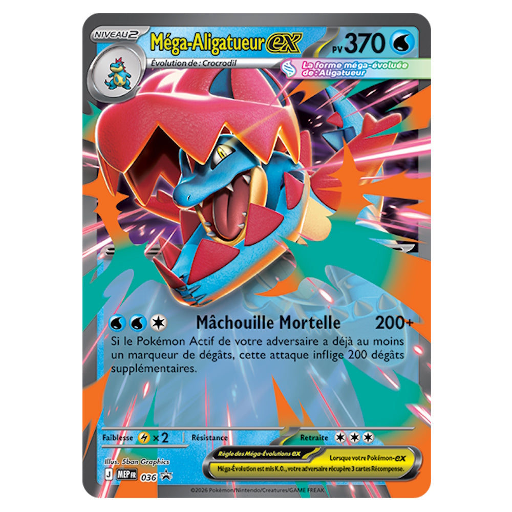 Coffret Mega-Aligatueur EX - Héros Transcendants - Pokémon