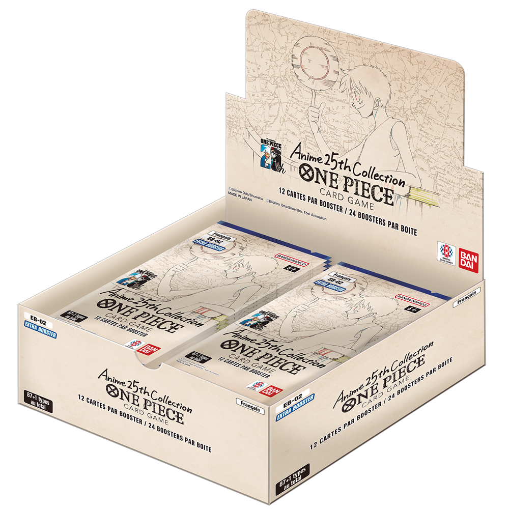 EB02 Anime 25th Collection - Boîte de 24 Boosters - One Piece Card Game