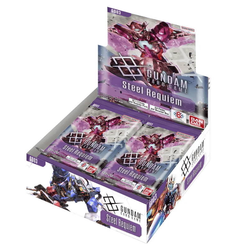 GD03 Steel Requiem - Boîte de 24 Boosters - Gundam Card Game