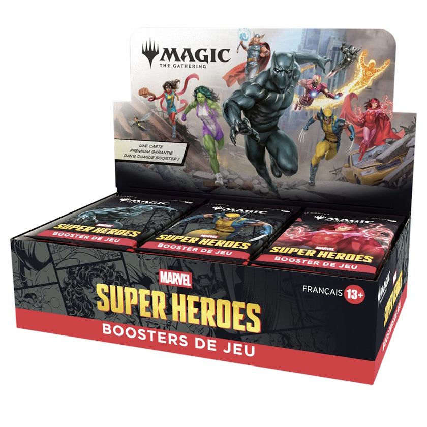 Marvel Super Heroes - Boîte de 30 Boosters de Jeu  - Magic: The Gathering