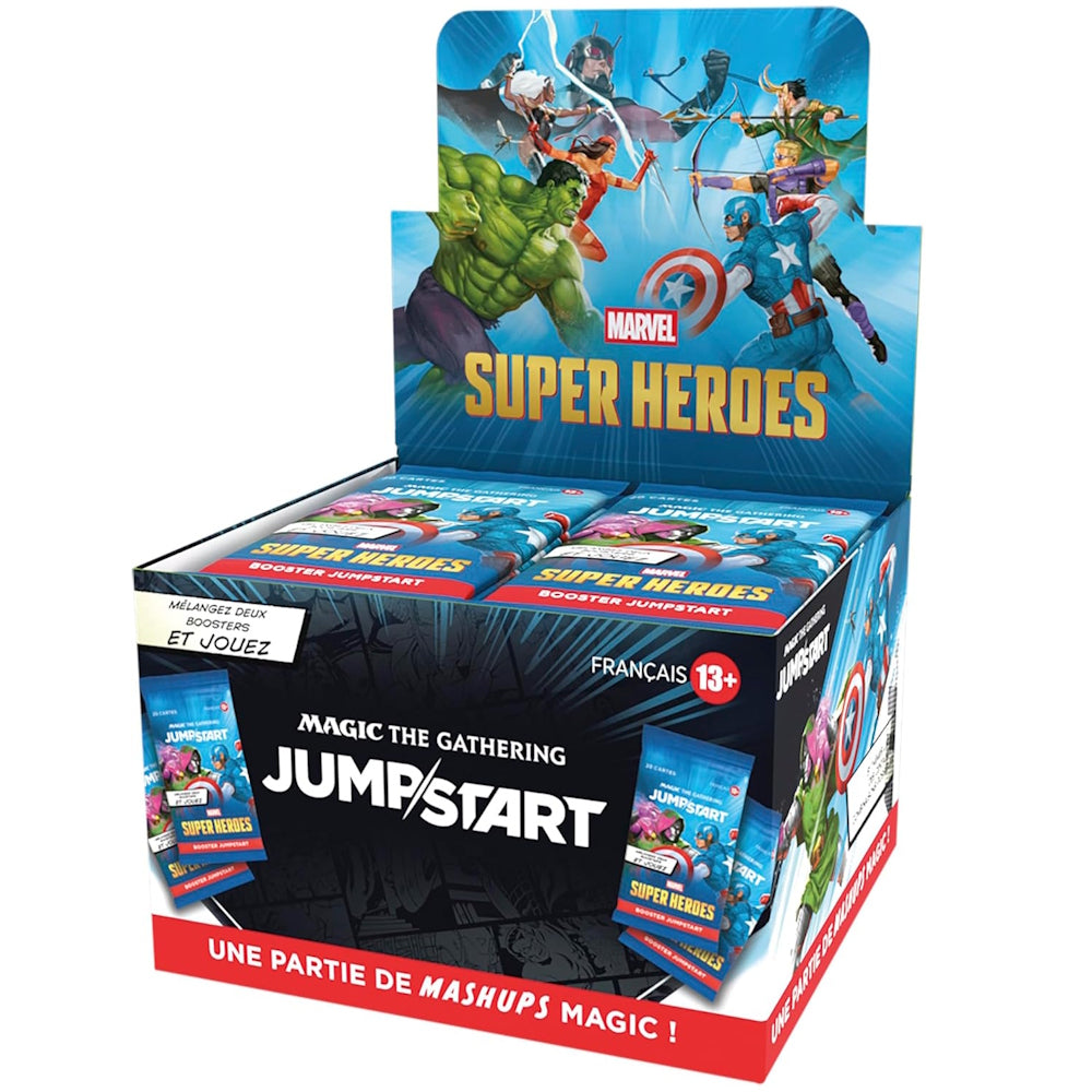 Marvel Super Heroes - Boîte de 24 Boosters Jumpstart  - Magic: The Gathering