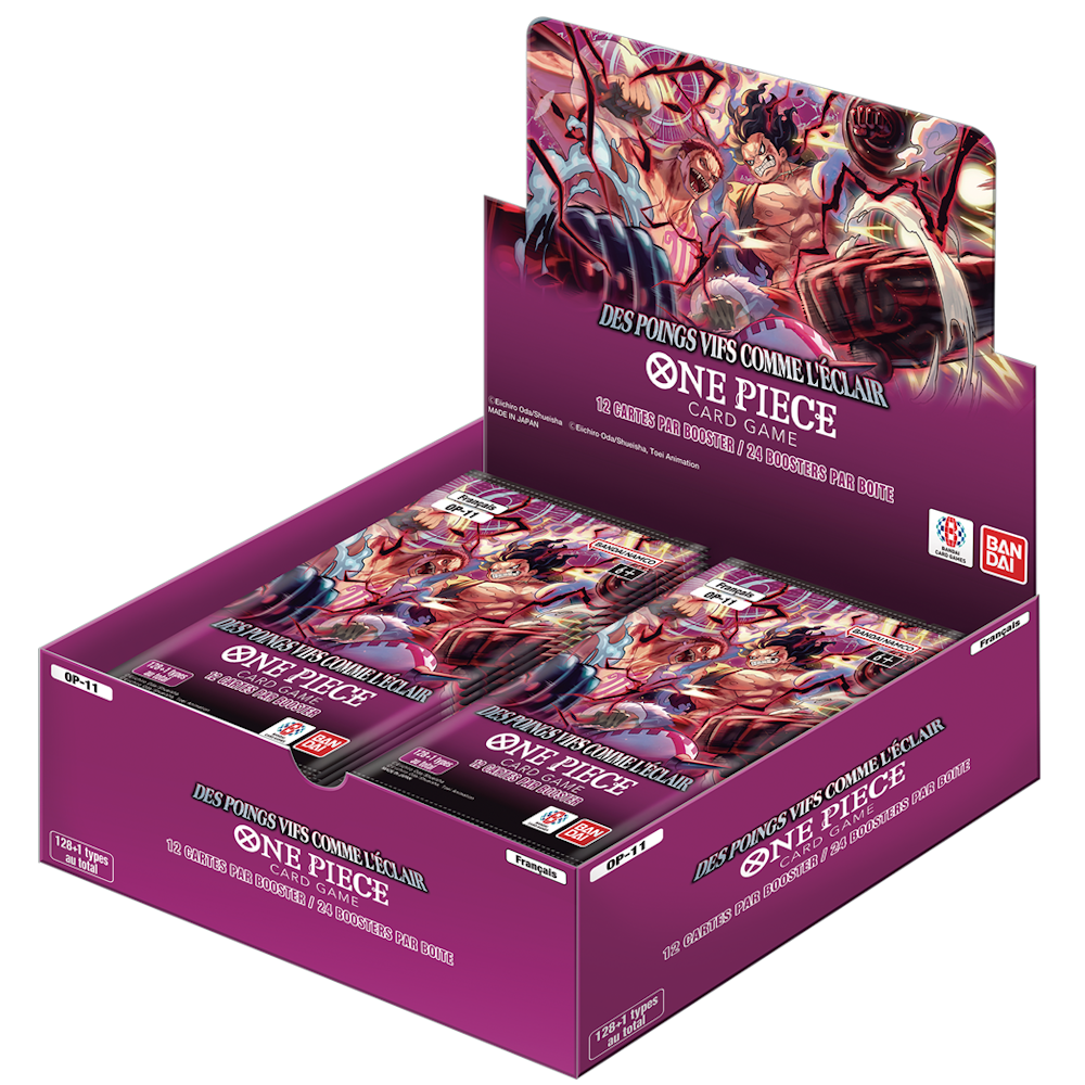 OP11 Des Poings Vifs Comme L'Eclair - Boîte de 24 Boosters - One Piece Card Game