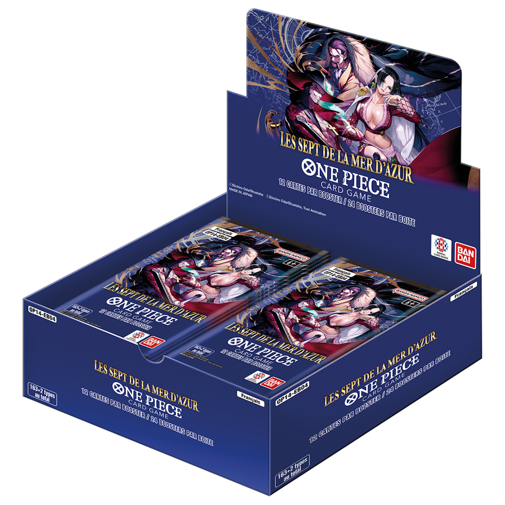 OP14 Les Sept de la Mer d'Azur - Boîte de 24 Boosters - One Piece Card Game