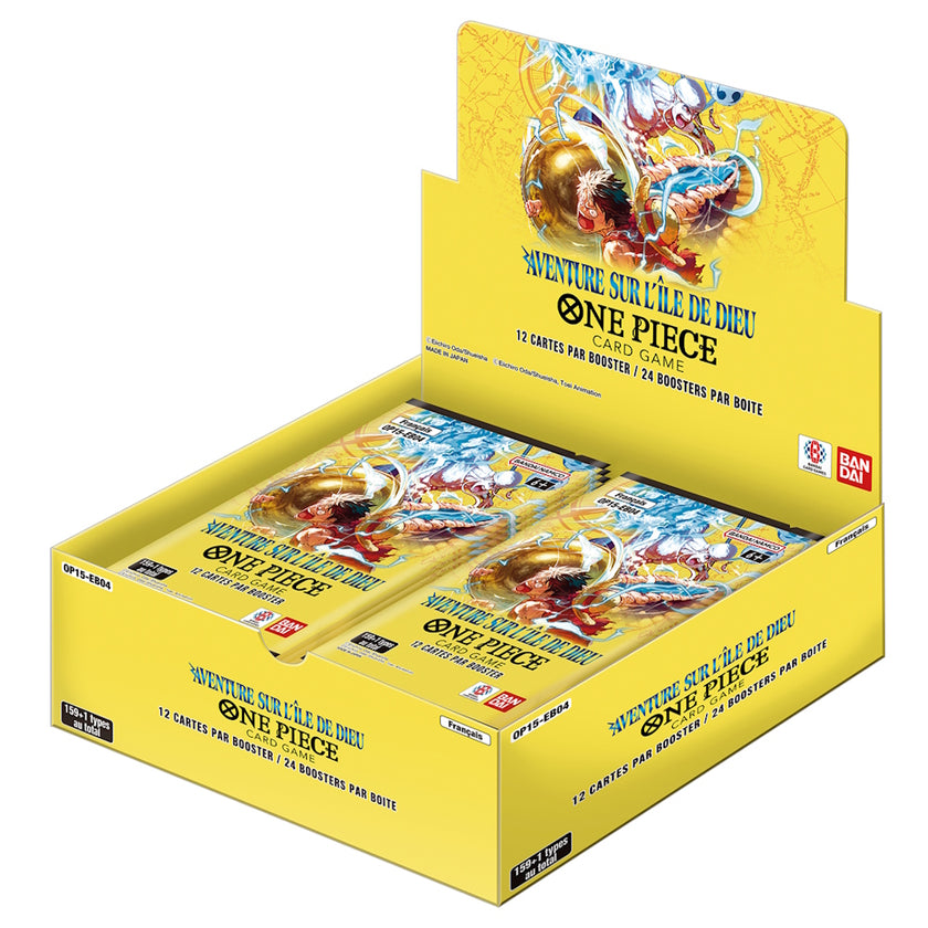 OP15 Aventure dur l'Île de Dieu - Boîte de 24 Boosters - One Piece Card Game