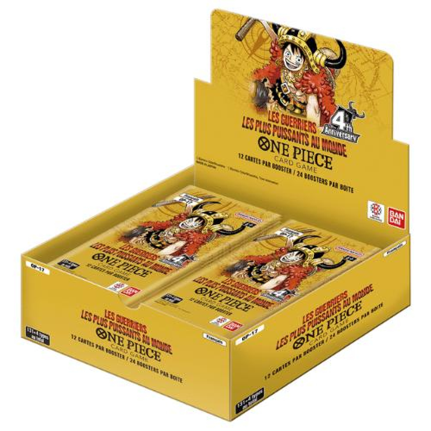 OP17 Les Guerriers les plus Puissants au Monde - Boîte de 24 Boosters - One Piece Card Game