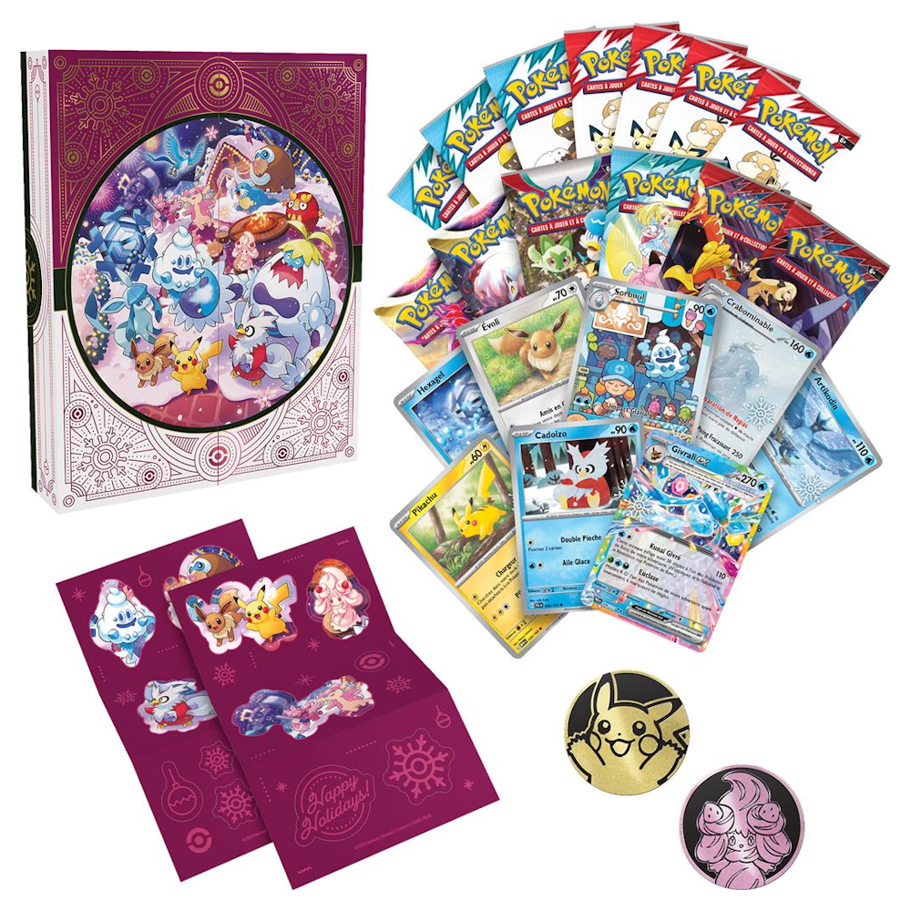 Calendrier des fêtes 2025 (de l'avent) - Pokémon