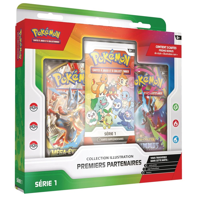 Collection Illustration Premiers Partenaires - Série 1 - Pokémon