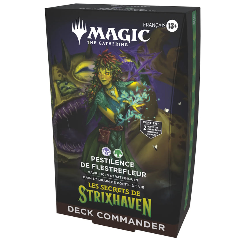 Les Secrets de Strixhaven - Pestilence de Flestrefleur (Deck Commander) - Magic: The Gathering