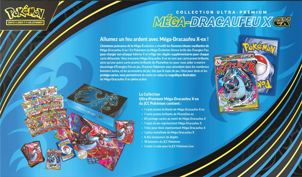 Coffret UPC Méga-Dracaufeu X EX - Pokémon